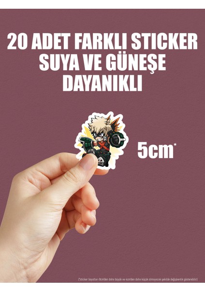 My Hero Academi Boku No Hero Anime Telefon Laptop Bullet Journal Yapışkanlı Folyo Sticker Paketi indirimleri