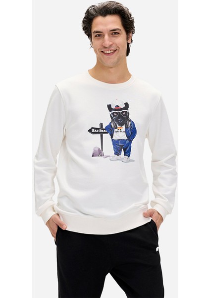 Panther Beyaz Erkek Sweatshirt fiyatları