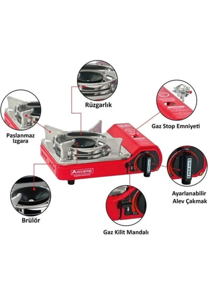 Pro Mini Ocak Kırmızı (CK506) fırsatları