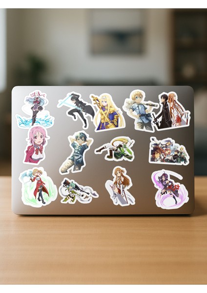 Sword Art Online Sao Anime Telefon Laptop Bullet Journal Yapışkanlı Folyo Sticker Paketi fırsatları