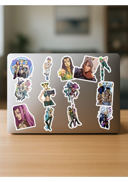 Jojo No Kimyou Na Bouken Part 6 Anime Telefon Laptop Bullet Journal Yapışkanlı Folyo Sticker Paketi fırsatları