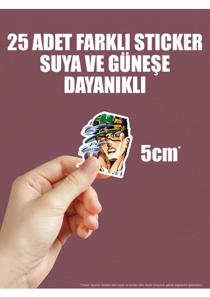 Jojo No Kimyou Na Bouken Part 6 Anime Telefon Laptop Bullet Journal Yapışkanlı Folyo Sticker Paketi indirimleri