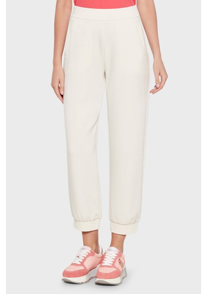 Relaxed Fit Lastikli Paça Logolu Jogger Pantolon Bayan Pantolon XW001011 AF16111 U1003