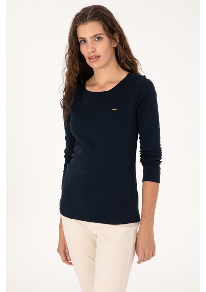 Kadın Lacivert Sweatshirt 50315419-VR033 modelleri