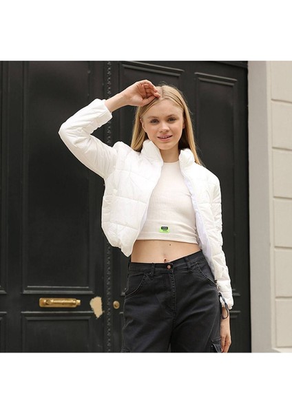 Kadın Dik Yaka Su Geçirmez Şişme Mont fiyatları