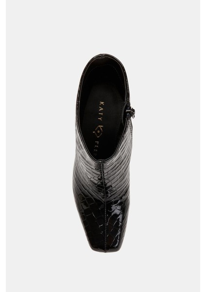 The Hollow Kadın Siyah Croco Topuklu Tasarım Bot fırsatları