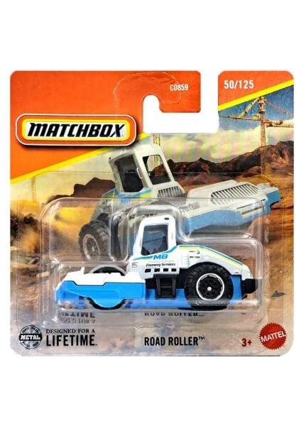 Matchbox Tekli Arabalar Road Roller JBT19