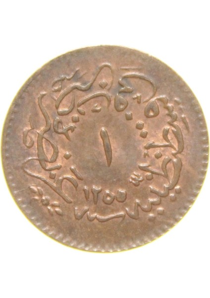 Sultan Abdülmecid 1255/19 Bakır 1 Para - Çil modelleri