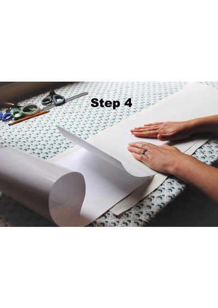 Ø25X20 cm Abajur Şapkası & Lambader Kumaş Kaplama Malzemesi / Folyo, Panel | Opak Beyaz | Kendinden Yapışkanlı Sert Pvc | 300 Mikron fırsatları