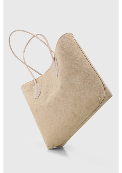Süet Krem Kadın Retro Shopper El Ve Omuz Çanta 264 modelleri