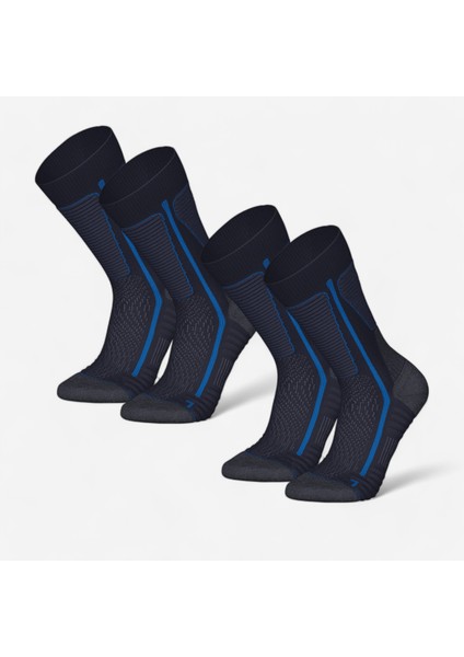 Quechua Outdoor Orta Boy Termal Çorap - Mavi - SH500 Mountain Mid