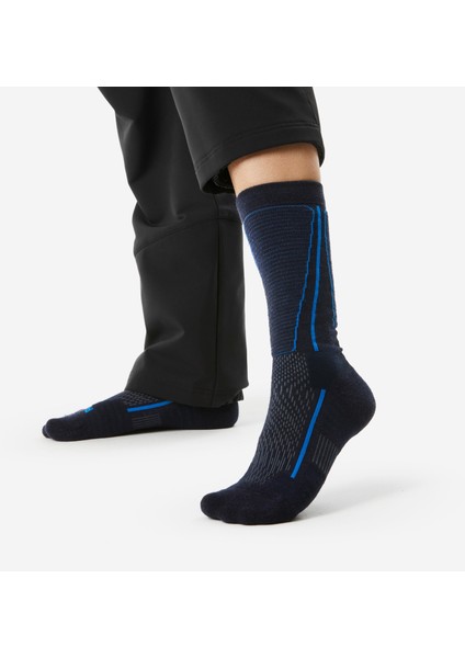 Quechua Outdoor Orta Boy Termal Çorap - Mavi - SH500 Mountain Mid fiyatları
