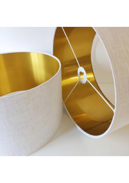 Ø47X20 cm Abajur Şapkası & Lambader Başlığı Yapımı için Keten, Kadife, Döşemelik Kumaş Kaplama Paneli – GOLD AYNA EFEKTLİ | Kendinden Yapışkanlı 300 Mikron Sert PVC | Abajur Yapım Malzemesi fırsatları