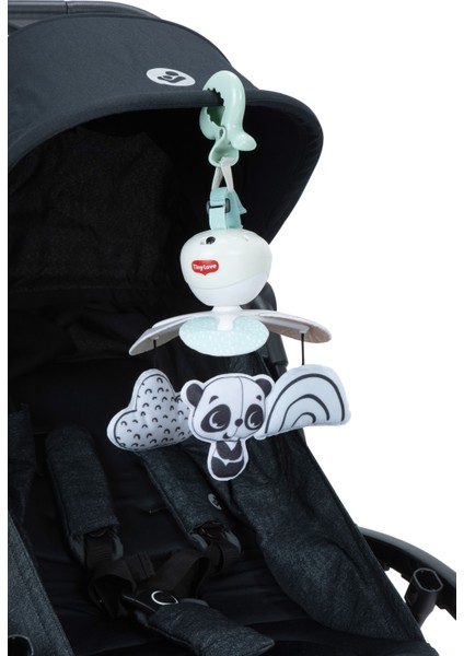 0-3 Yaş Müzikli Sevimli Panda Dönence Beşik ve Bebek Arabası Oyuncağı (Black & White Koleksiyonu) modelleri