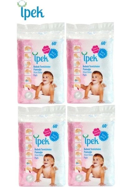 Bebek Temizleme Pamuğu 30 Adet (30*60'lı Paket) fiyatları