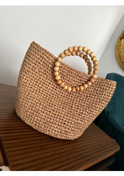 El Örgüsü Hasır Çanta