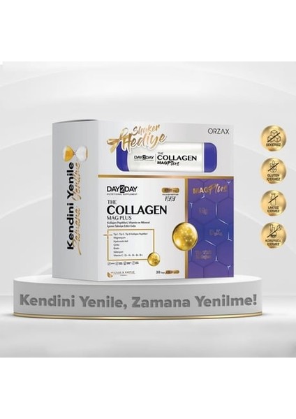 The Collagen Mag Plus 30 Saşe - Shaker Hediye