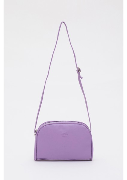 Lila Shk25 Mini Urban Çapraz Askılı Tek Bölmeli Suni Deri Kol ve Omuz Çantası