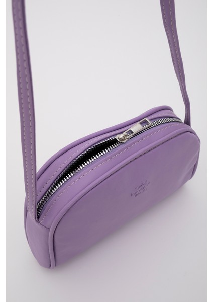 Lila Shk25 Mini Urban Çapraz Askılı Tek Bölmeli Suni Deri Kol ve Omuz Çantası fırsatları