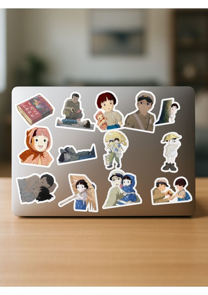 Ateşböceklerinin Mezarı Grave Of The Fireflies Ghibli Anime Telefon Laptop Bullet Journal Yapışkanlı Folyo Sticker Paketi fırsatları