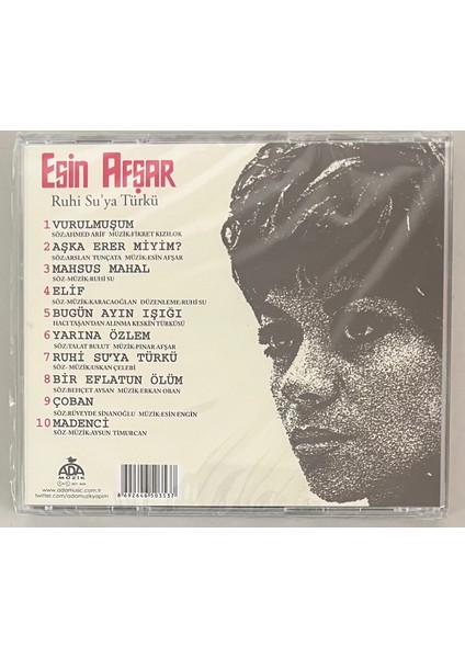 Esin Afşar Ruhi Su'ya Türkü CD (Jelatininde Sıfır Dönem Baskı Cd) fiyatları