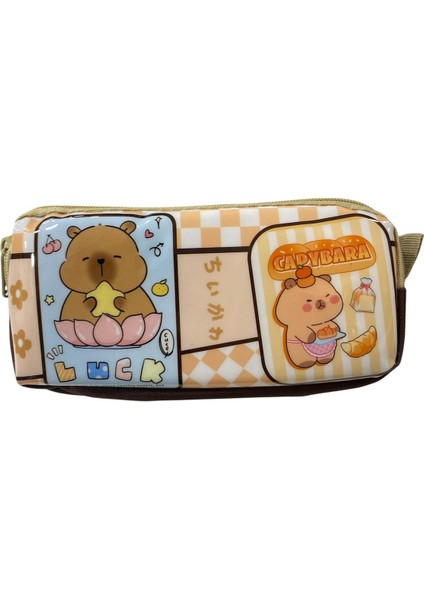 MB-6478 Capybara Çift Gözlü Kalem Çantası