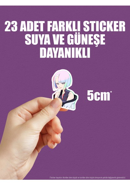 Cyberpunk Edgerunners Anime Telefon Laptop Bullet Journal Yapışkanlı Folyo Sticker Paketi indirimleri