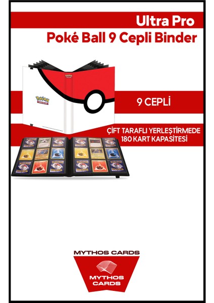 Ultra Pro - Poké Ball 9 Cepli Binder