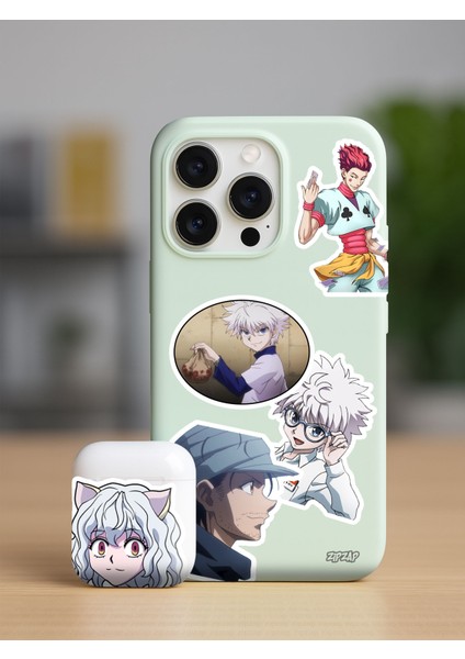 Hunter x Hunter Anime Telefon Laptop Bullet Journal Yapışkanlı Folyo Sticker Paketi fiyatları