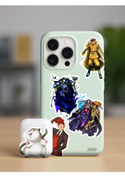 Overlord Anime Telefon Laptop Bullet Journal Yapışkanlı Folyo Sticker Paketi fiyatları