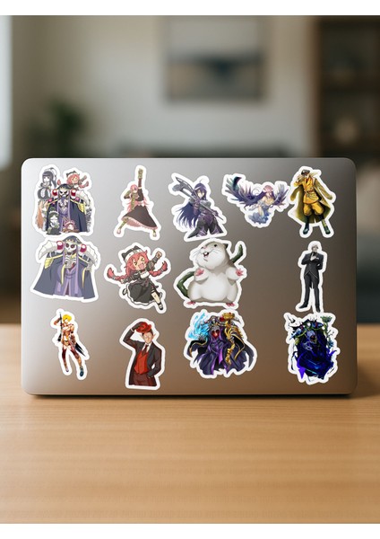 Overlord Anime Telefon Laptop Bullet Journal Yapışkanlı Folyo Sticker Paketi fırsatları
