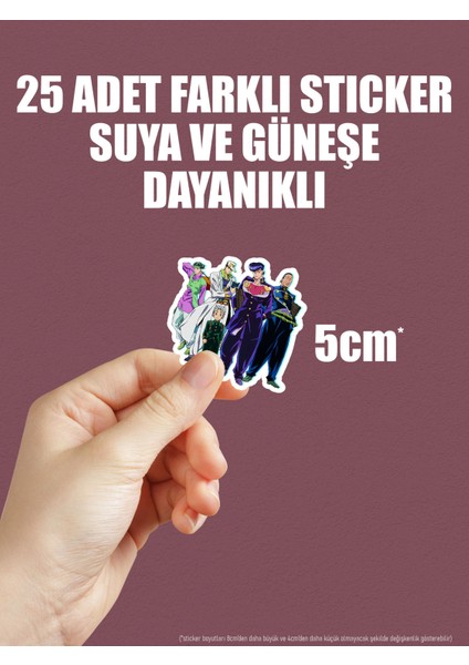 Jojo No Kimyou Na Bouken Part 4 Anime Telefon Laptop Bullet Journal Yapışkanlı Folyo Sticker Paketi indirimleri