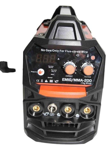 Mma Ikisi Bir Arada 200 Amper Gazsız Gazaltı Mıg +Inverter Kaynak Makinesi fiyatları