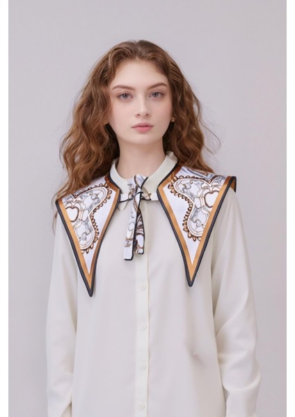 Yeni Stil Mücevher Desen Modern Kadın Omuz Şalı