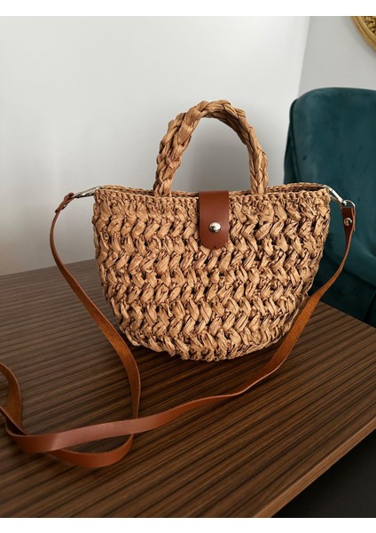 El Örgüsü Hasır Çanta