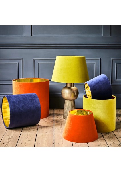 Ø30X30 cm Abajur Şapkası & Lambader Başlığı Yapımı için Keten, Kadife, Döşemelik Kumaş Kaplama Paneli – GOLD AYNA EFEKTLİ | Kendinden Yapışkanlı 300 Mikron Sert PVC | Abajur Yapım Malzemesi modelleri