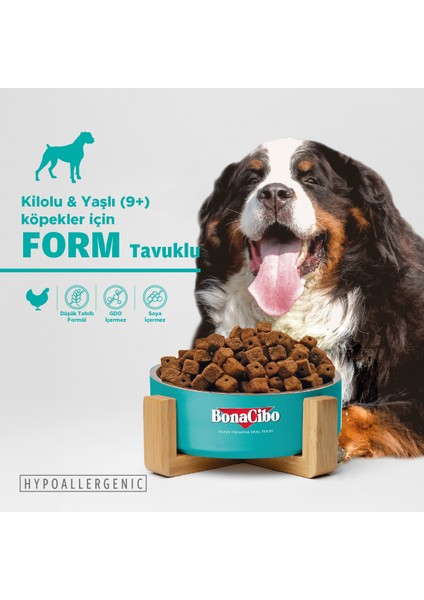 Adult Dog Form Tavuklu ve Balıklı Yetişkin Köpek Maması, 100 gr x 5 Adet, Tüm Irklar Için, Doğal, Şekersiz modelleri
