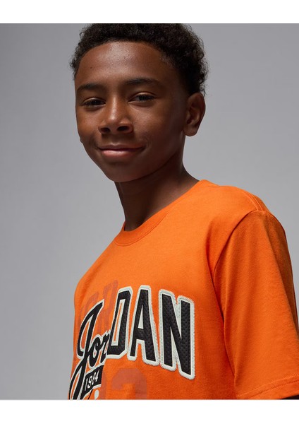 Nıke Jordan Jdb Jordan Varsıty Splıt Erkek Çocuk Tişört 95F224 modelleri