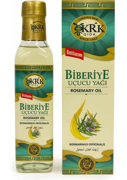 Soğuk Sıkım Biberiye Yağı – – Saç Bakımı & Aromaterapi – 250 ml