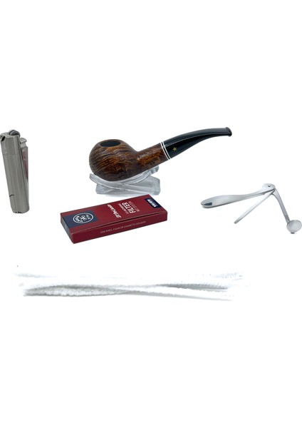 Özel Ahşap Kutusunda Şahin Pipo Seti Model - 3 fırsatları