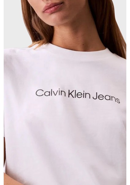 % 100 Pamuk Regular Fit Bisiklet Yaka Logolu T Shirt LV047C912GYAA Bayan T Shirt LV047C912G Yaa fırsatları