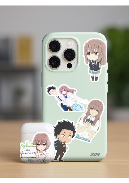 Koe No Katachi Anime Telefon Laptop Bullet Journal Yapışkanlı Folyo Sticker Paketi fiyatları
