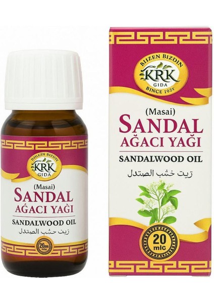 Sandal Ağacı Yağı 20 ml – Cilt ve Ruh Bakımı Için