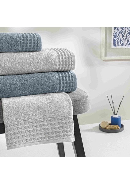Yeni Sezon Pure Cotton Classic Aile Seti Chain ( Gri-Mavi ) fiyatları