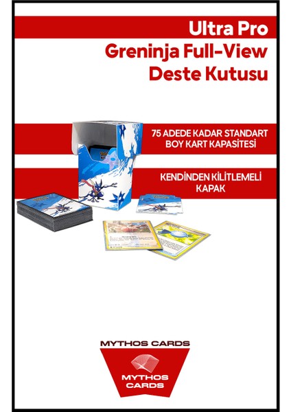 Ultra Pro -Greninja Full-View Deste Kutusu
