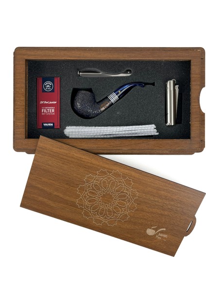 Özel Ahşap Kutusunda Şahin Pipo Seti Model - 4