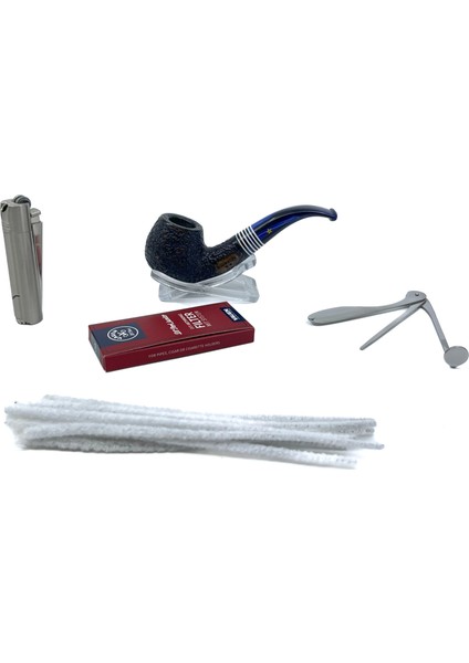 Özel Ahşap Kutusunda Şahin Pipo Seti Model - 4 fırsatları