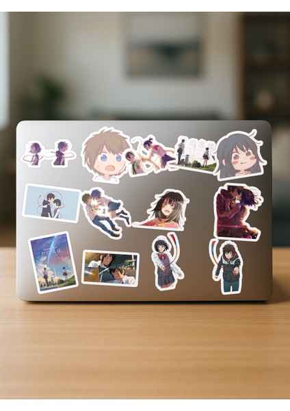 Kimi No Na Wa Anime Telefon Laptop Bullet Journal Yapışkanlı Folyo Sticker Paketi fırsatları
