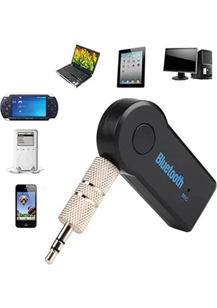 Bluetooth Araç Kiti 3.5mm Aux Ses Kablosu Stereo Destekli Telefon Müzik Alıcı Cn Wireless Oto Teyp Mic indirimleri