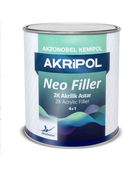 AKRİPOL AKRİPOL Neo Filler 2K Akrilik Astar 4+1 1 Litre